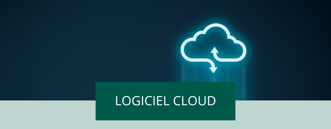 Illustration d'un nuage avec flèches de synchronisation, symbolisant l'accès aux données depuis n'importe où